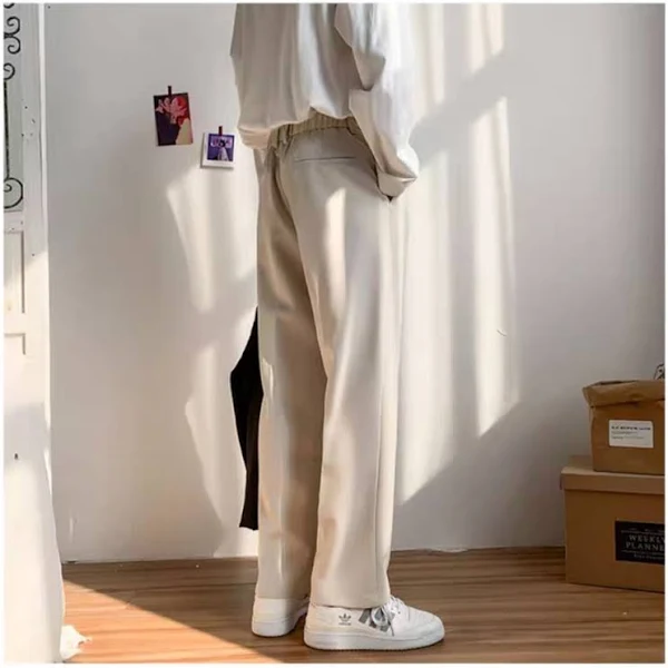 Korean Straight Leg Pants for Men